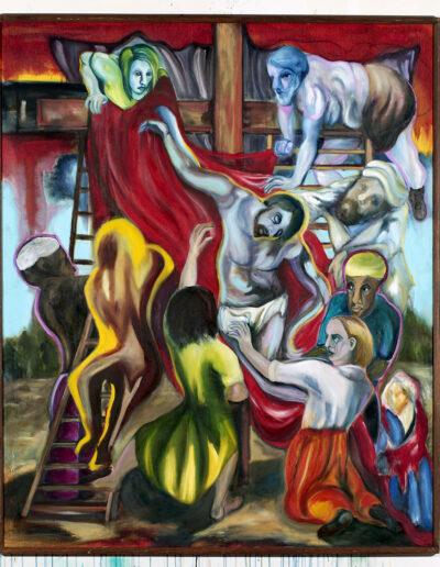 Henrik Constantin galleri Jesus på korset