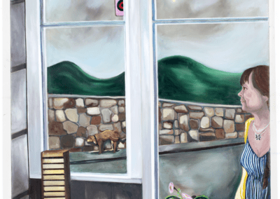 Henrik Constantin galleri Pige og hund